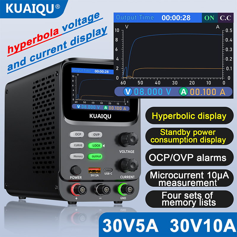 KUAIQU 5-stellige ultrapräzise – High Precision Dc Power Supply 30V 10A Bewertung und Preis